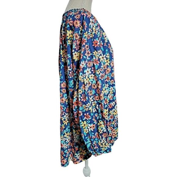 St. John's Bay Floral Blouse Women's Top. Size 2X. Plus Size. - Picture 5 of 8